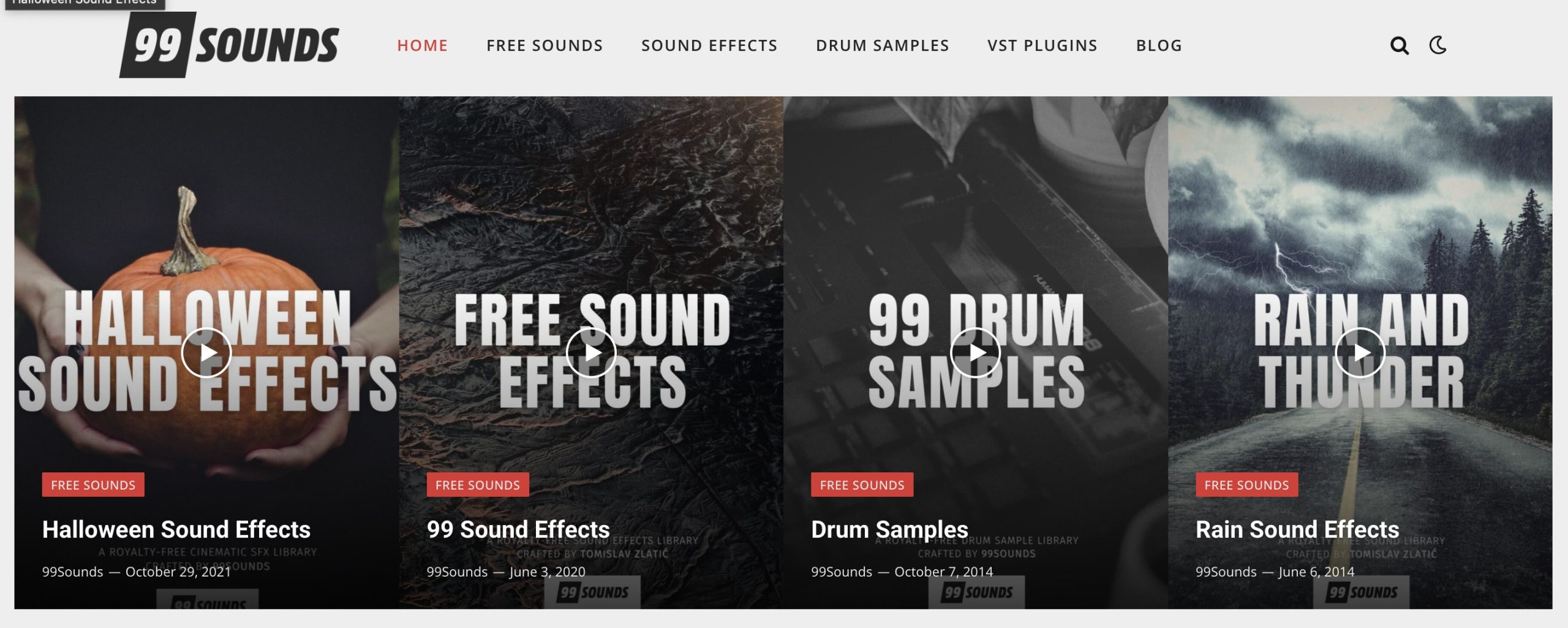 11 website cung cấp sound effect miễn phí 2025